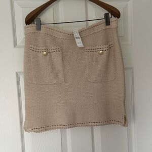 J. Crew Crochet Mini Skirt